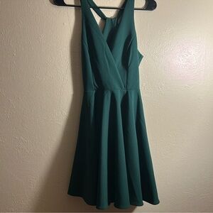 Lulus Dark Green Dress